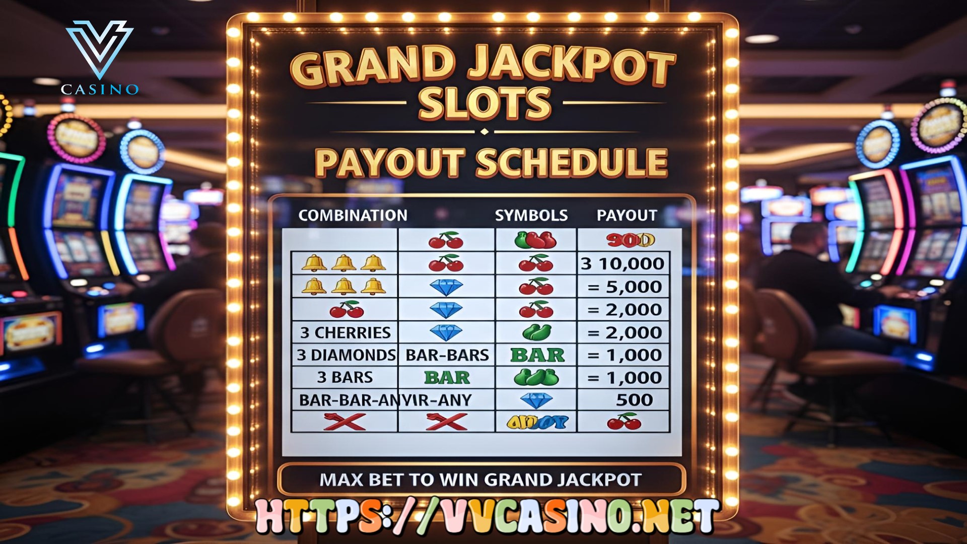 Slot Machine Payout Schedule